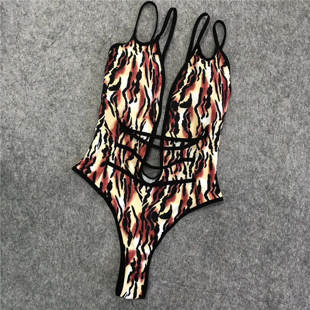 Купальник с открытой спиной 2020 сексуальный купальник v образным вырезом в