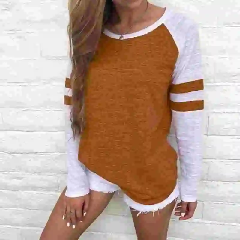 Taniafa Новые лоскутные цветные рубашки женские большие размеры повседневные