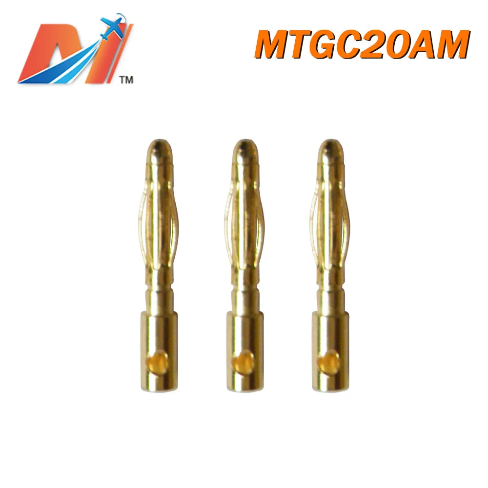 Распродажа золотой штекер соединителя Maytech (1 шт.) 2 мм|Силовая установка| |