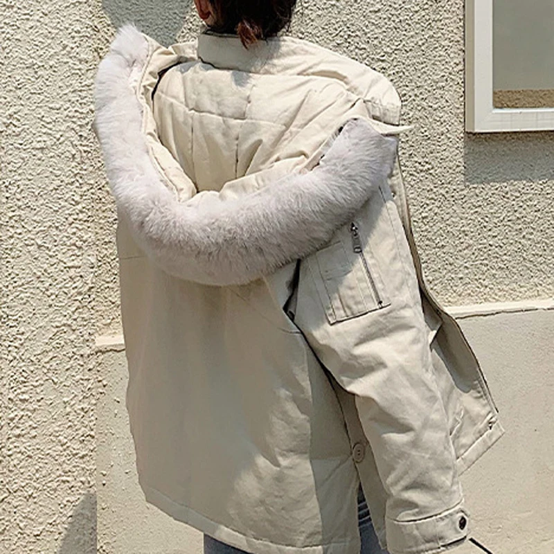 

Winter New Fashion Woman Down Jacket Holiday Vacation Long Sleeve Female Warm Coats
