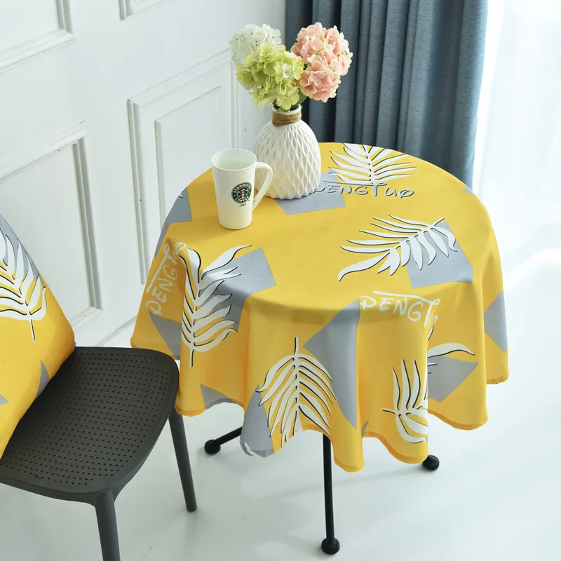 Nordic Round Tablecloth Table Cloth Cover for Event Wedding Party Restaurant Banquet Hotel Household Decoration | Дом и сад