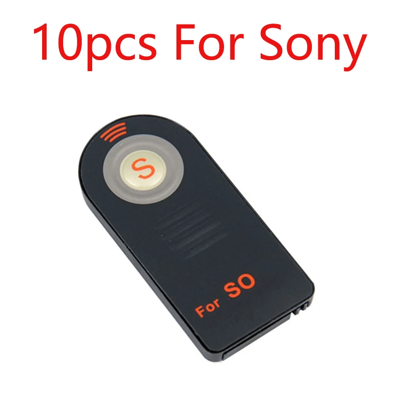 10pcs For Sony 10/20 штук ML-L3 RC-6 ИК Беспроводной дистанционного Управление для Canon nikon sony pentax Управление; с Батарея - Цвет: 10pcs For Sony