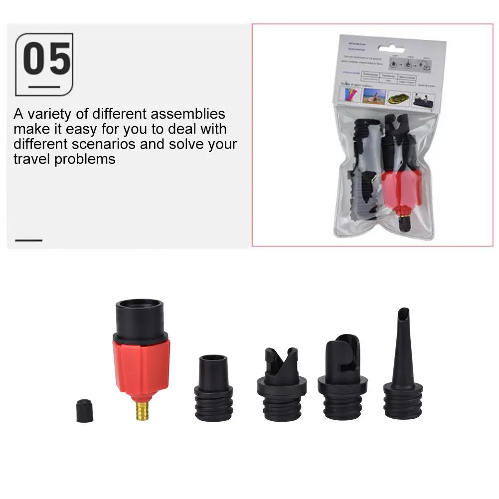 

Pump Adaptor Air Valve Adapter for Surf Paddle Board Dinghy Canoe Inflatable Boat