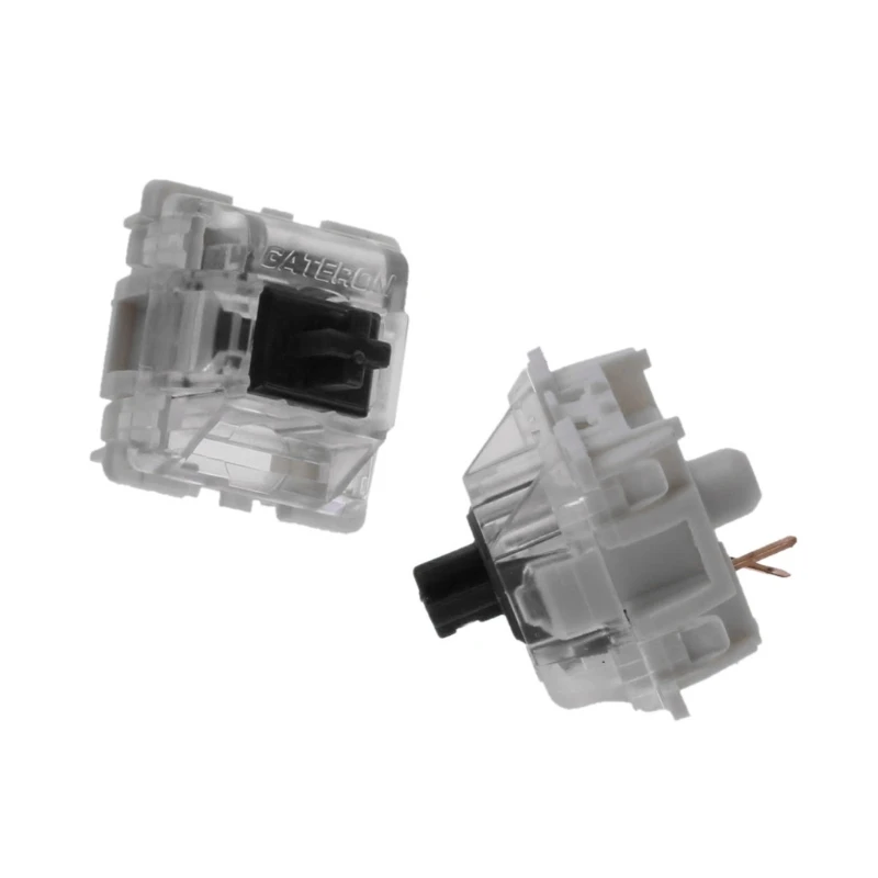 

10Pcs Gateron SMD Black Switches Mechanical Keyboard 3pin Gateron MX fit GH60