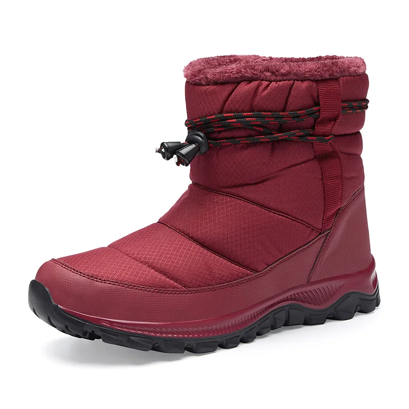 

Waterproof Winter Snow Boots Women Ankle Warm Shoes Outdoor 2021 New Plus Size Lightweight Comfortable