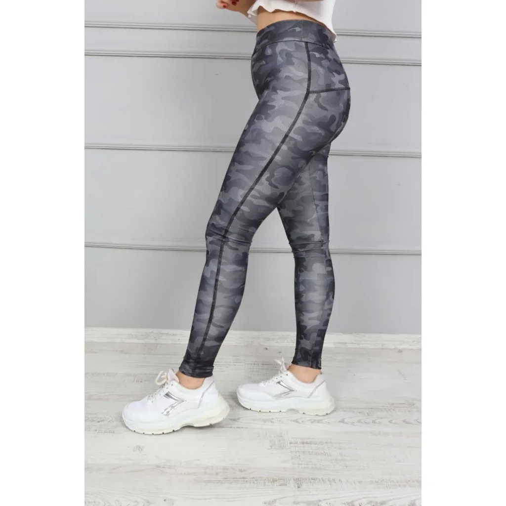 Women Multi-Color Digital Printed Fitness Leggings 100.46