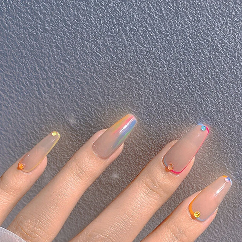 Конфеты Цвета смешанные Размеры Русалка круглая стеклянная бусина с огранкой