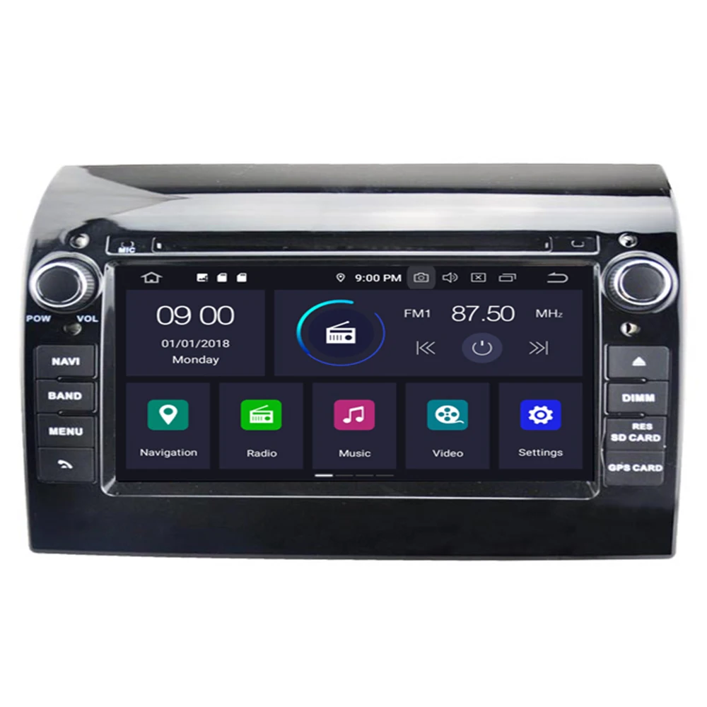 Автомобильный GPS-проигрыватель DVD-плеер на платформе Android 10 для FIAT DUCATO CITROEN Jumper PEUGEOT
