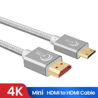 mini hdmi to hdmi compatible cable high speed 4k 3d 1080p for camera monitor projector notebook mp4 mini hdmi compatible cable