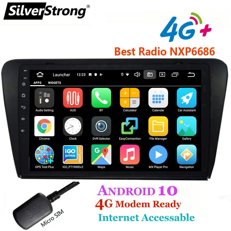 Автомобильное радио Android10.0 ForSkoda Octaiva A7 octavia 3 2013 2017 Android RDS GPS CANBUS ready|Автомагнитолы| |