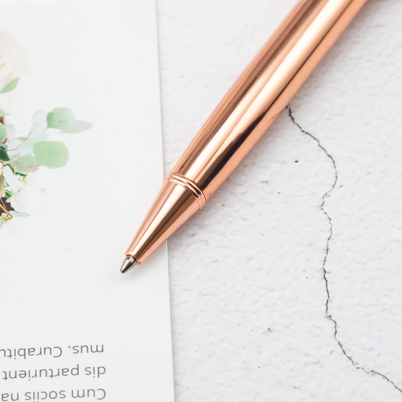 metal rose gold ballpoint pen multi functional pens stylus pen for phone ipad personalized gift business office accessory pens free global shipping