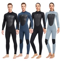 3mm men%e2%80%99s and women%e2%80%99s neoprene wetsuit full body long sleeve back zip perfect for surfing diving snorkeling warm swimwear