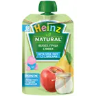 Пюре Heinz яблоко, груша, сливки (пауч), 6 мес., 90г