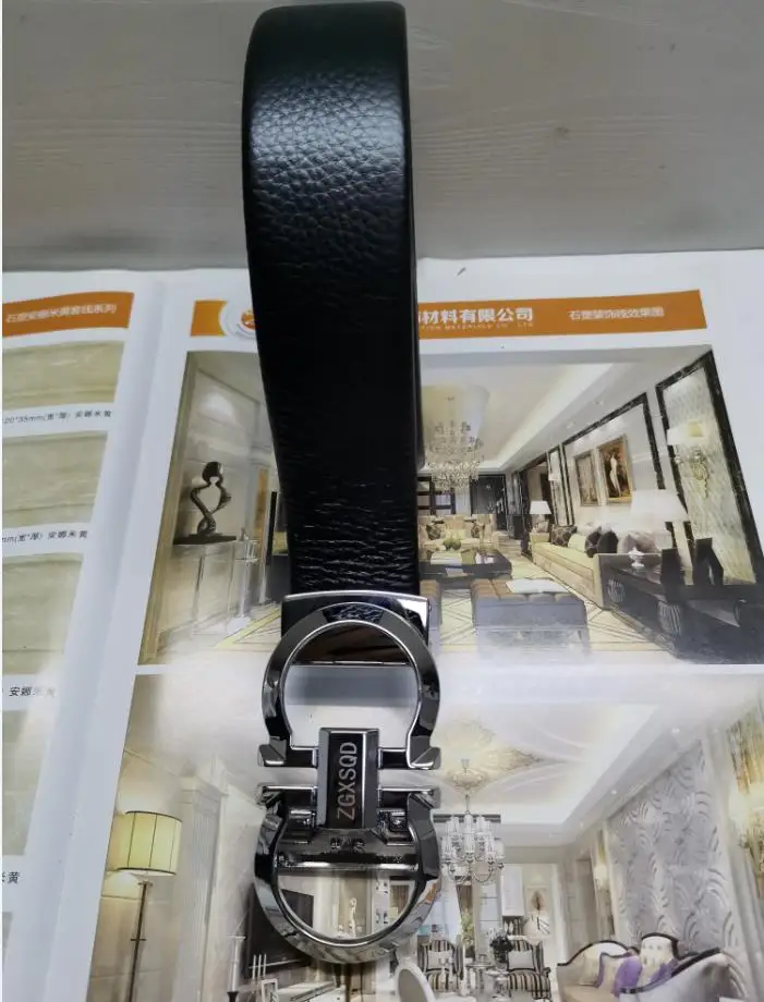 Ремень из воловьей кожи с пряжкой для мужчин и женщин винтажный дизайнерский