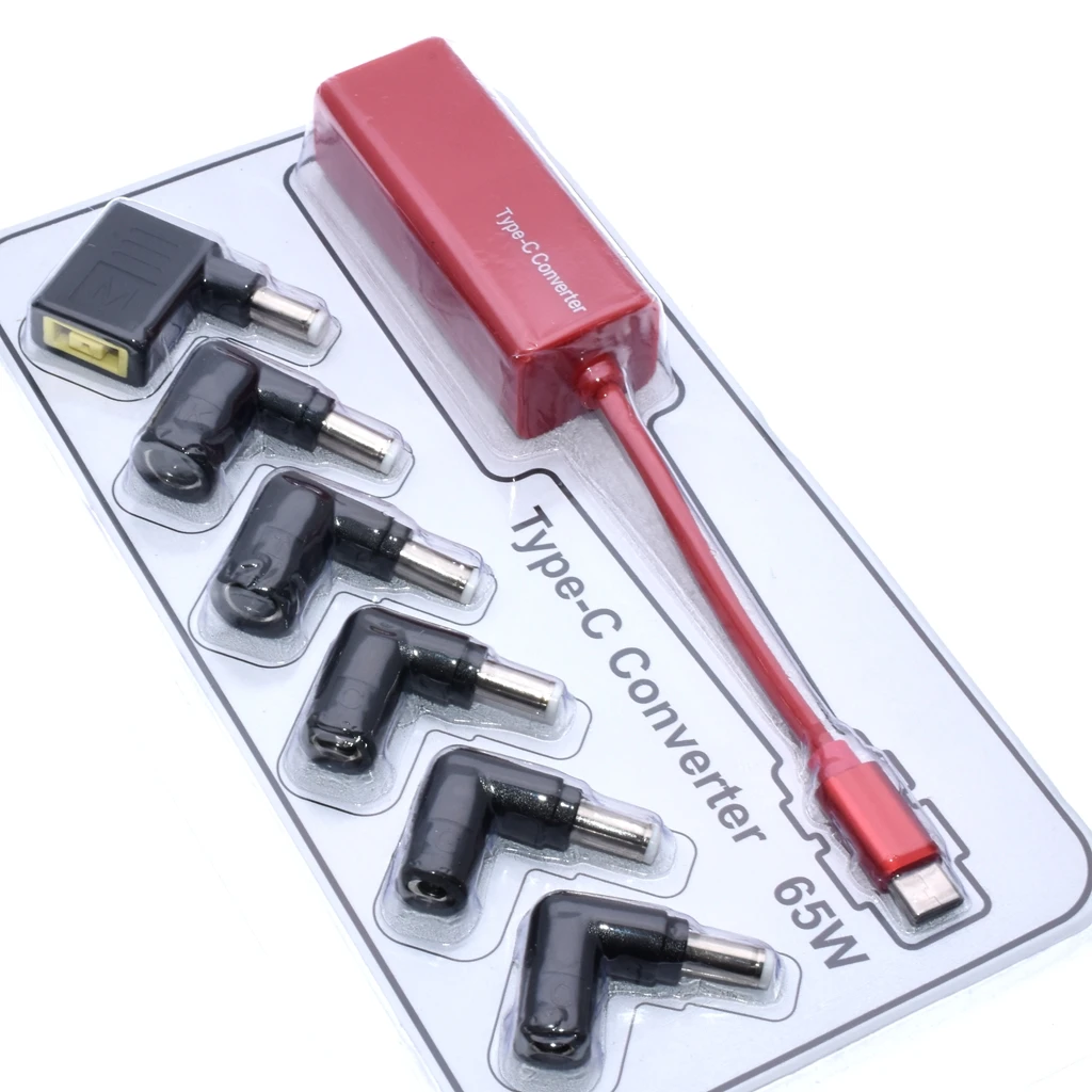 Конвертер USB Type C разъем питания постоянного тока квадратный мама на адаптер для