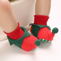 baby winter boots infant toddler newborn cute cartoon christmas shoes girls boys first walkers super keep warm snowfield booties