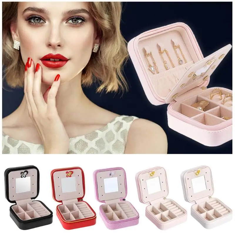 Чехол книжка из искусственной кожи для хранения ювелирных изделий|Упаковка и