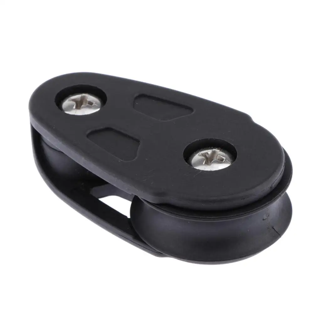 Rope Single-sheaved Pulley Wheel Block Tackle Chain Lifting Wheel Sheave Kayak Caone Boat Hardware
