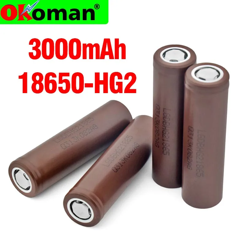 2021 100% Новый оригинальный HG2 18650 3000 мАч аккумулятор 18650HG2 3 6 В предназначенный для hg2