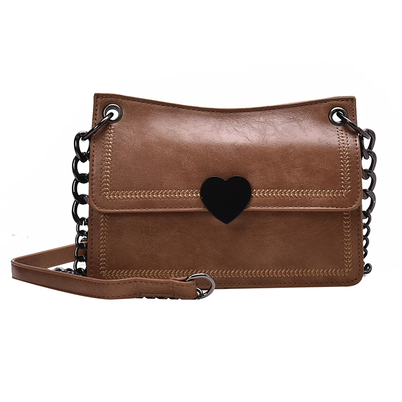 20. Новые винтажные женские модные повседневные кожаные сумки через плечо с