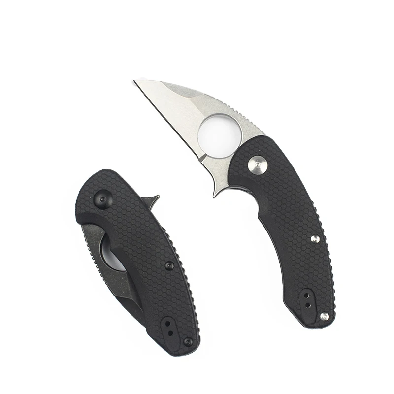 D2 Steel Folding Knives Outdoor Pocket Knife Survival Ring Military Tactical Camping Hunting EDC Tool | Дом и сад