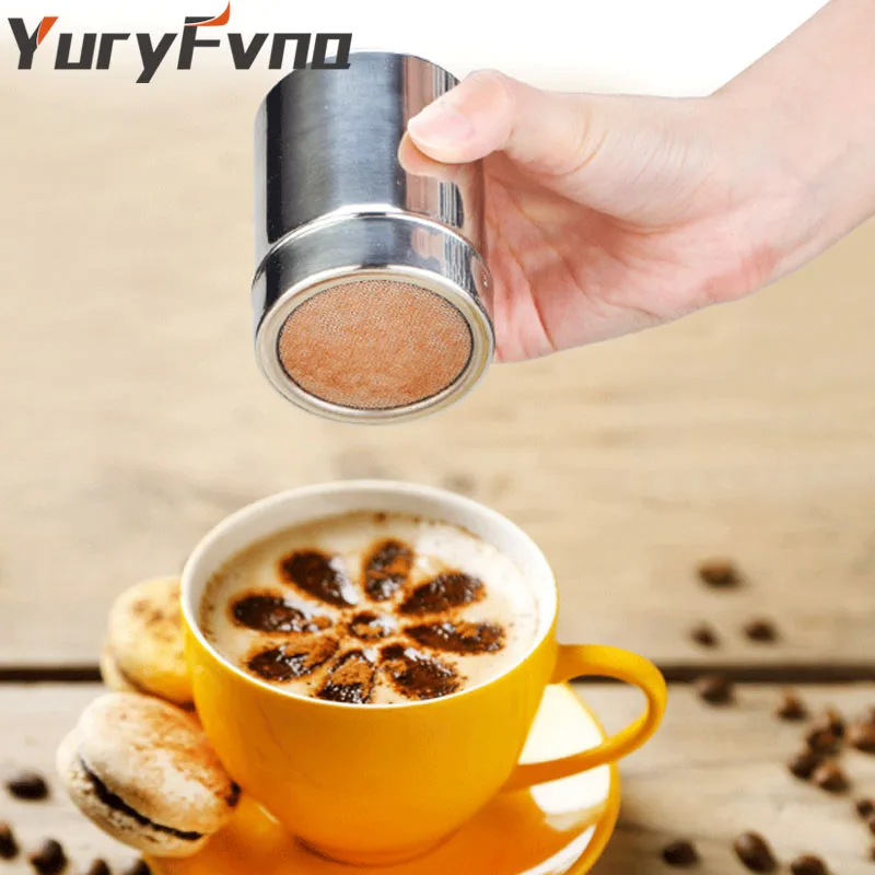 Оформление вручную из нержавеющей стали сахарный порошок зеркальное масло какао