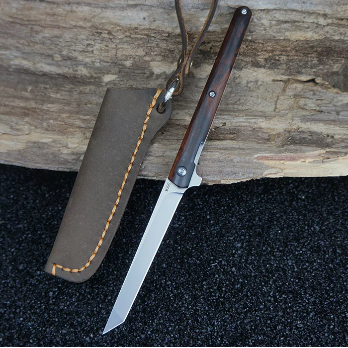 Outdoor survival folding knife ball bearing M390 steel desert iron wood camping hunting pocket knife EDC tool car multi-tool