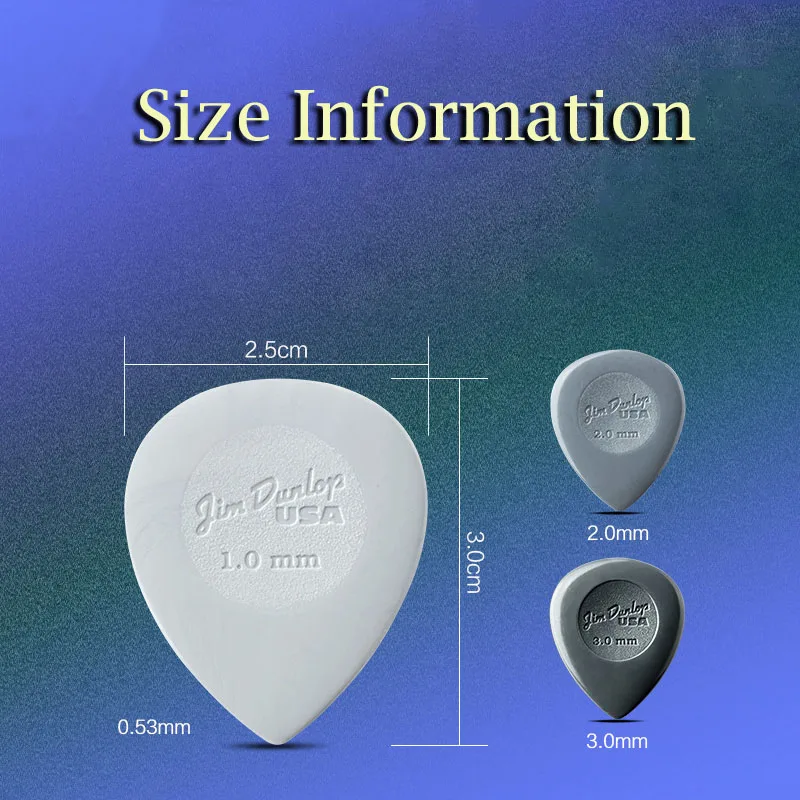 dunlop gitarre picks große stubby nylon gitarre pick plektrum vermittler bass vermittler akustische elektrische klassische gitarre zubehör f