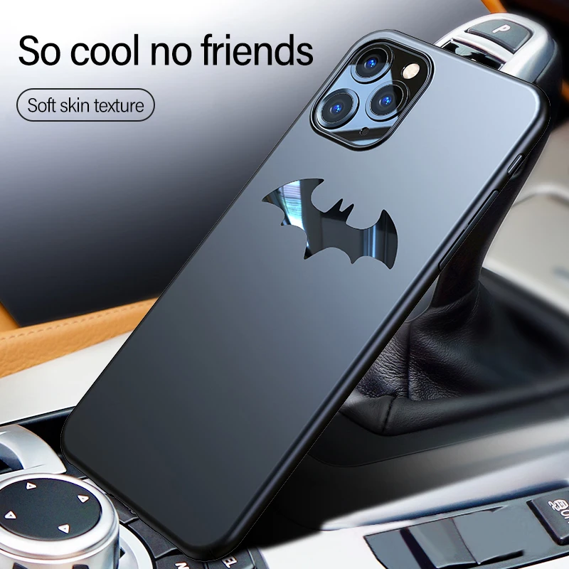 

50pcs Ultra-thin Metal Bat Matte PC Phone Case For iPhone 13 12 Mini 11 Pro Max SE XSmax XR XS X 8 7 6 Plus Magnetic Back Cover