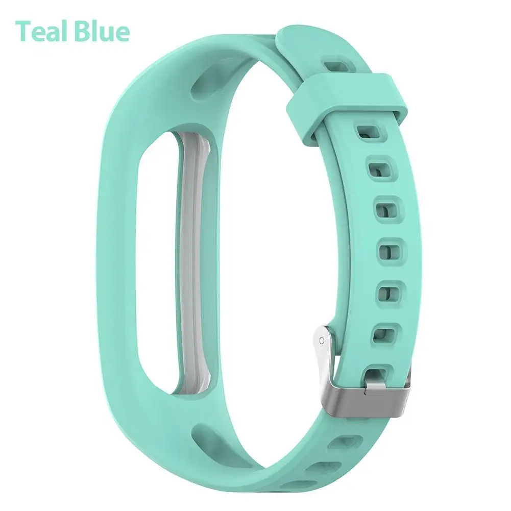 Teal Blue Силиконовые спортивные часы ремешок для huawei Band 3e 4e huawei Honor Band 4 версия для бега Смарт-часы браслет Наручные часы - Цвет: Teal Blue