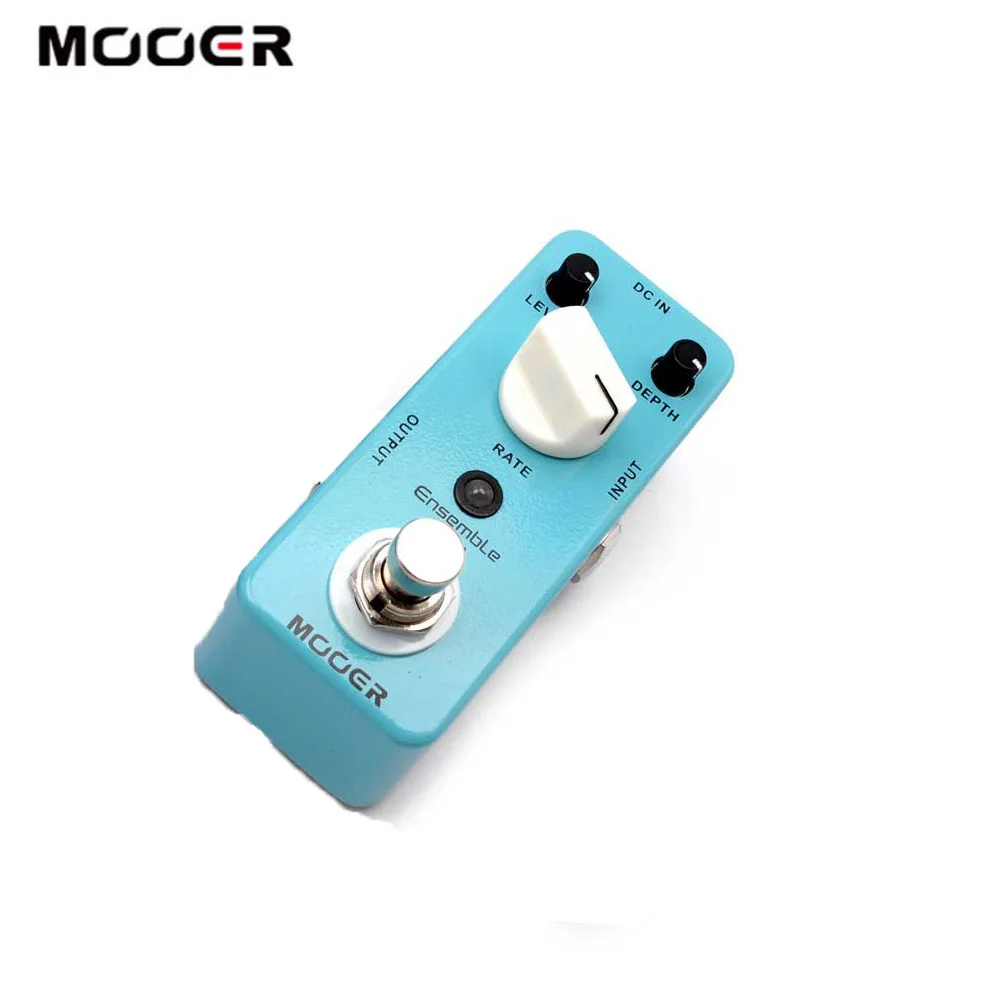 MOOER Ensemble King аналоговый Хор гитарный эффект педали истинный обход металлический корпус Мини педаль гитарные части и аксессуары