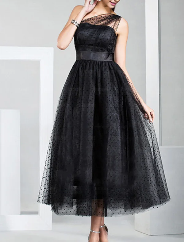 A-Line One Shoulder Ankle Length Chiffon Mother of The Bride Dress with Sashes / Ribbons Sleeveless 2019 | Свадьбы и торжества
