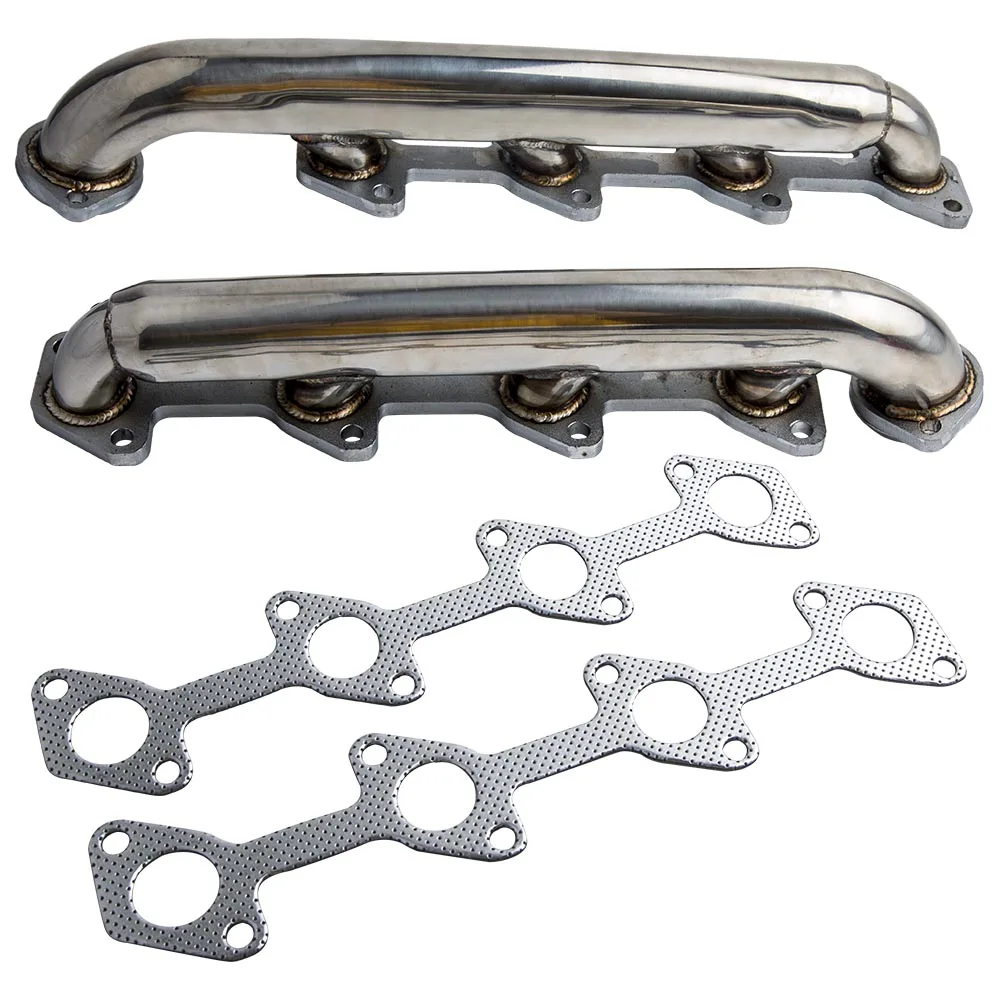 

MAXPEEDINGRODS Performance Headers Manifolds Stainless For Ford Powerstroke F250 F350 2003-2007