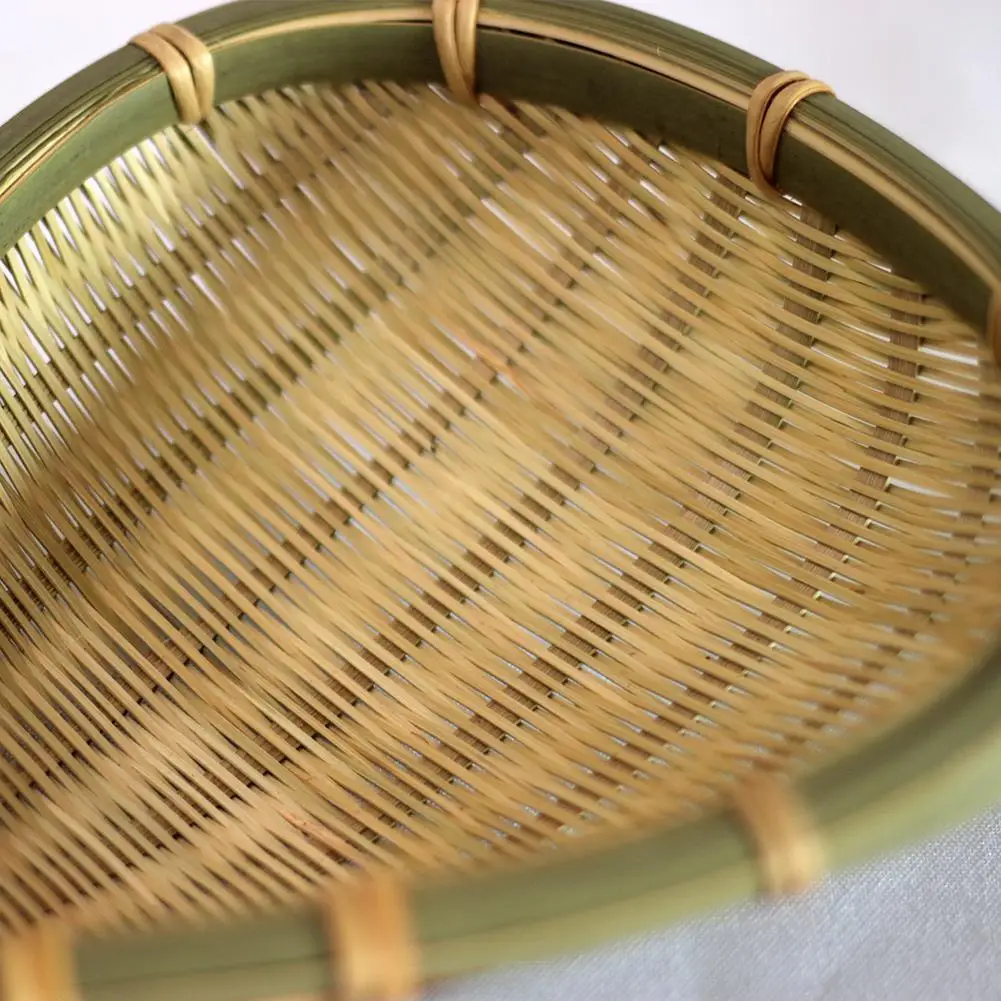 

Bamboo products kitchen supplies handmade bamboo braided rice colander soup spoon noodles household drain spoon Kitchen Supplies