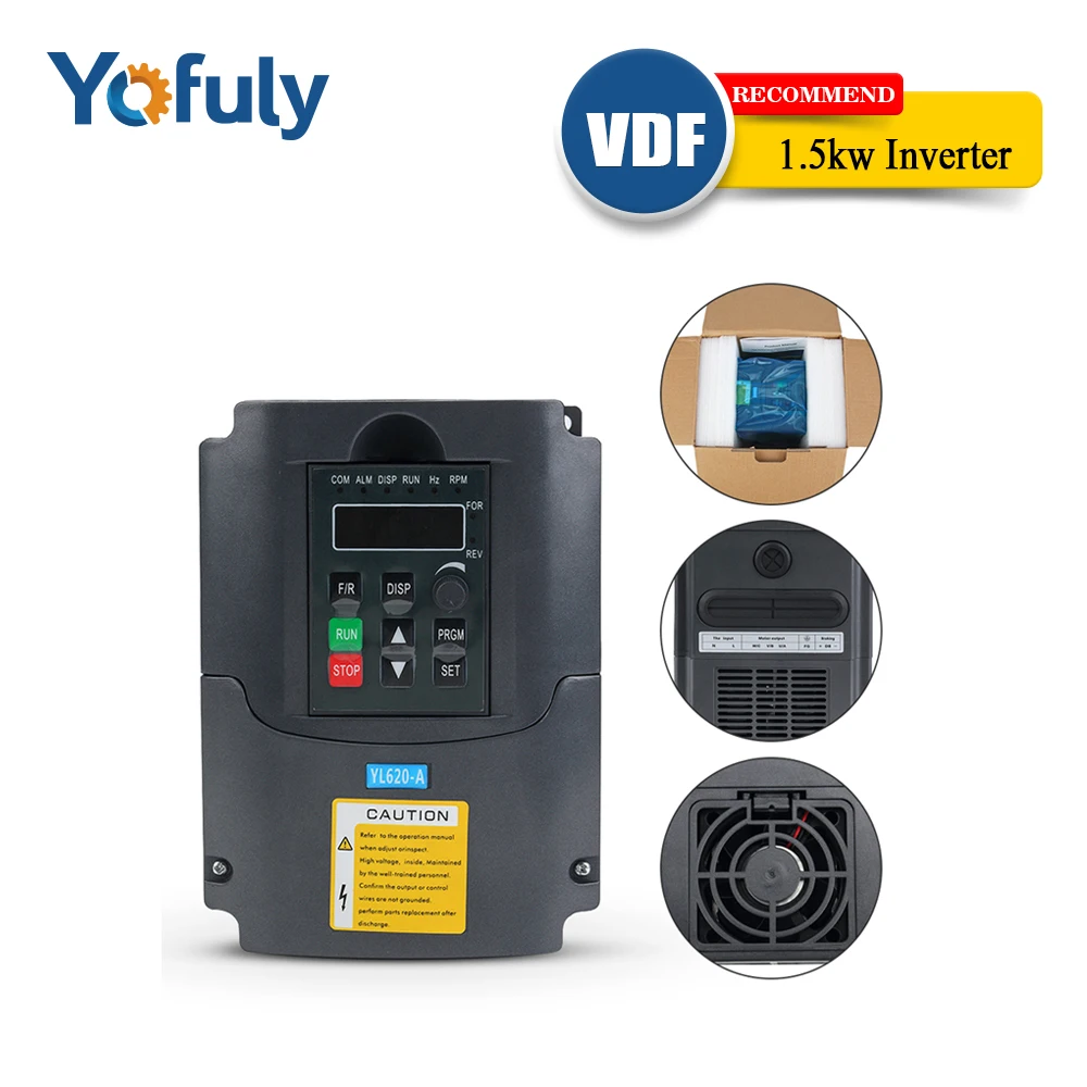 2.2KW 220V VFD Inverter AC Frequency single phase input 3 output ac drives /frequency converter | Обустройство дома