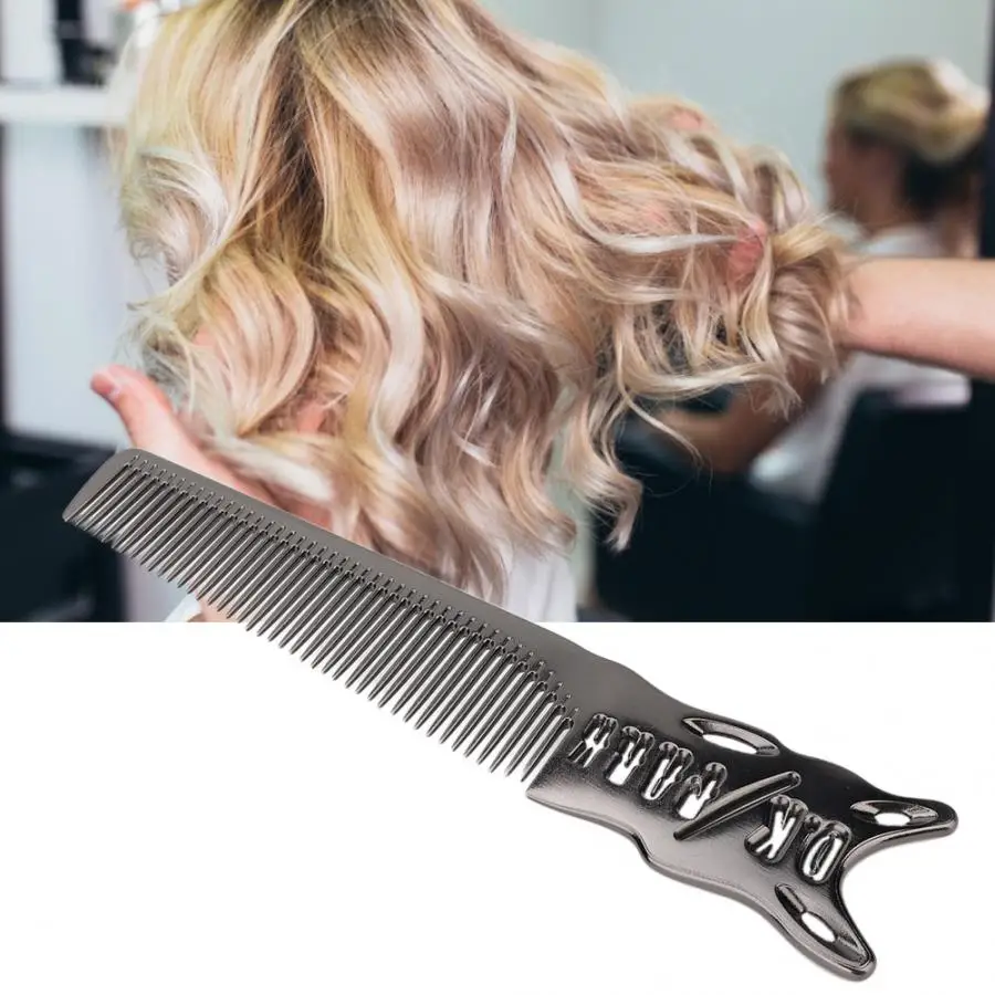 Портативная космическая алюминиевая расческа бытовая Антистатическая Расческа