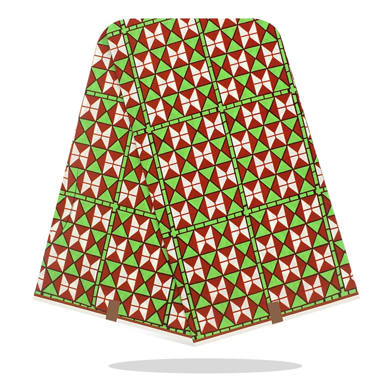 2019 Африканский воск нигерийский блочный принт в ткани 6 ярдов 100% хлопок желаемый