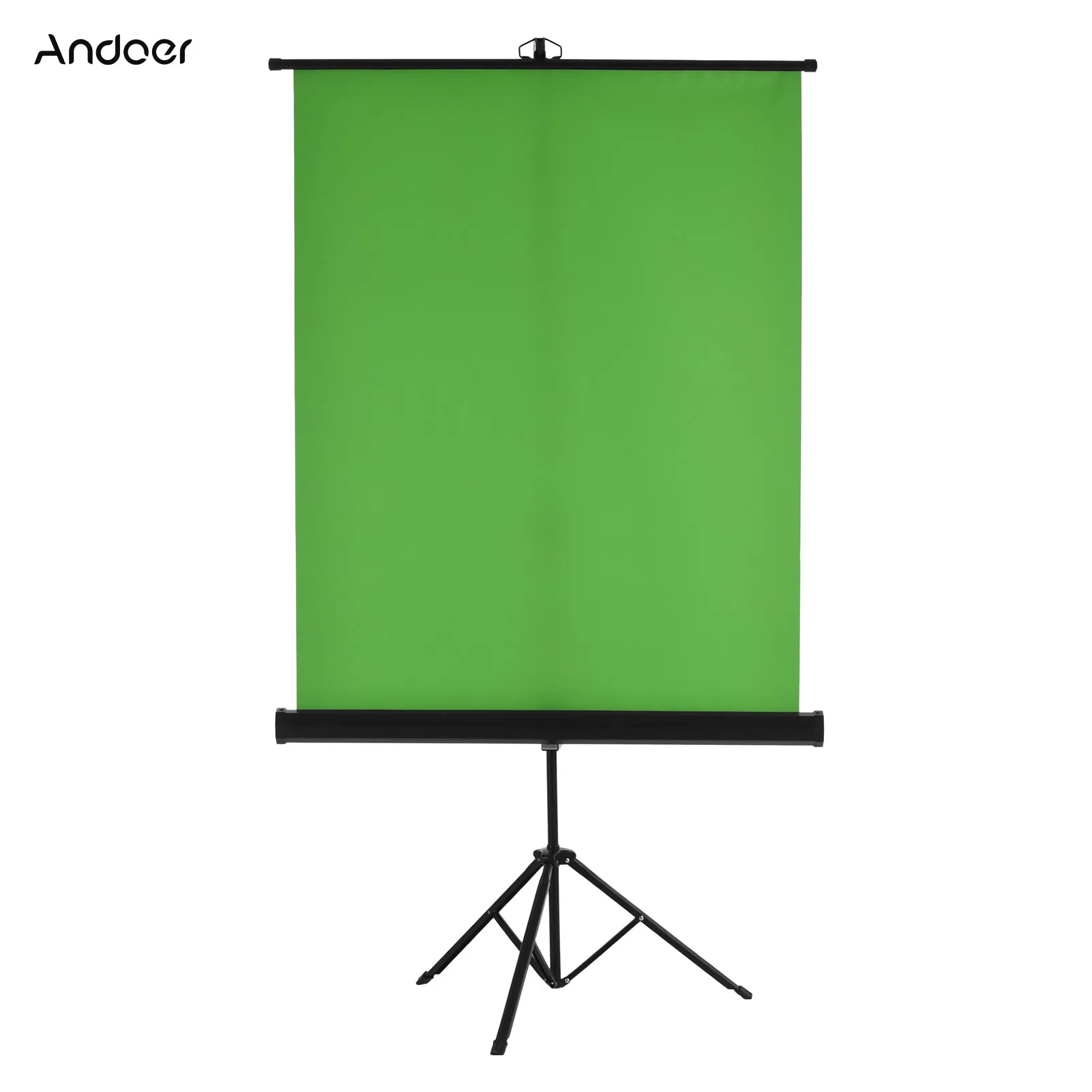

Andoer 1,5*1 м/4,9*3.2 фута Портативный подвижный зеленый экран фон Профессиональный хромаки фон с высоким качеством морщин