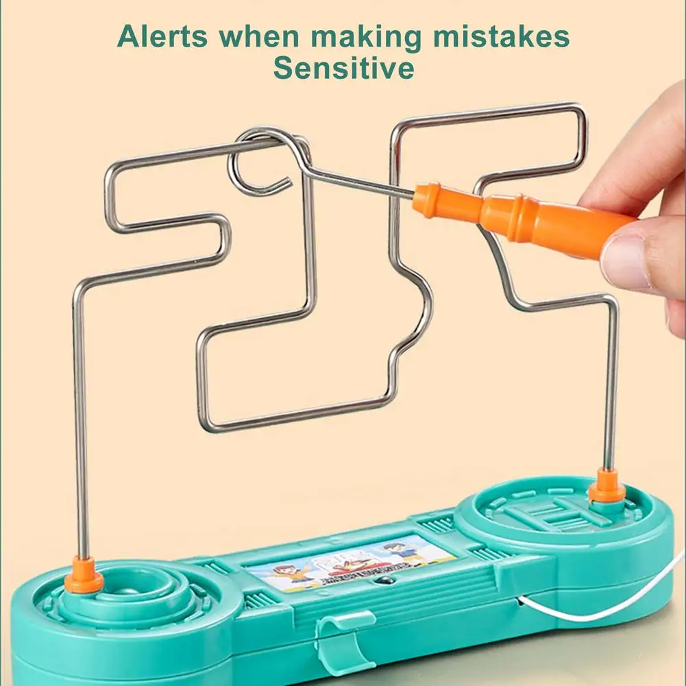 

Electric dont buzz the wire game Bump Maze Toy Reliable Classic Tabletop Puzzle Game retro toys bored games for kids opportune