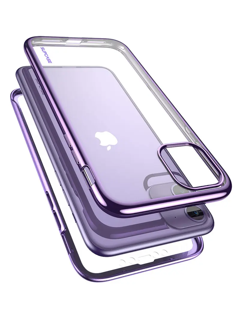 Чехол для iPhone 11 6,1() SUPCASE UB электро-металлический гальванический+ Гибридный чехол из ТПУ с встроенным защитным экраном