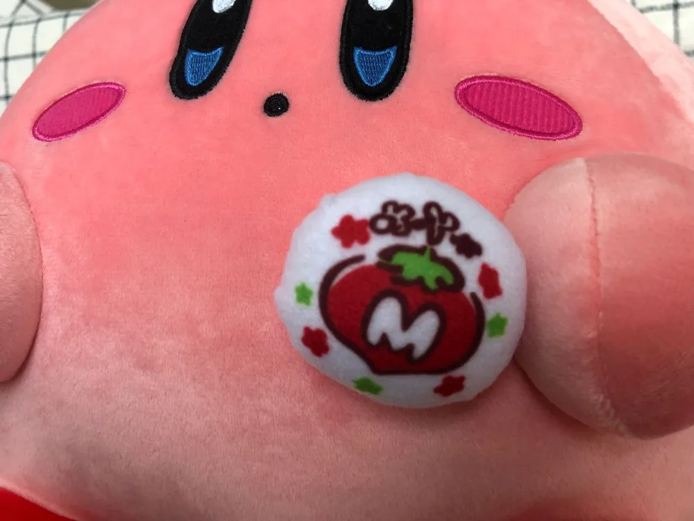 Аниме игра Brave Kirby милая розовая Плюшевая Кукла Kawaii мультяшное изображение мягкие игрушки Рождественский подарок коллекция украшений