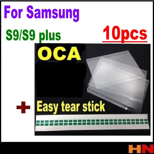 10 шт. для Samsung Galaxy S9 + plus edge OCA пленка оптическая Прозрачная Клейкая наклейка LCD ОСА