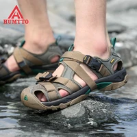 humtto 2021 summer light outdoor men sandals breathable quick drying man sports beach shoes non slip mens hiking aqua sneakers