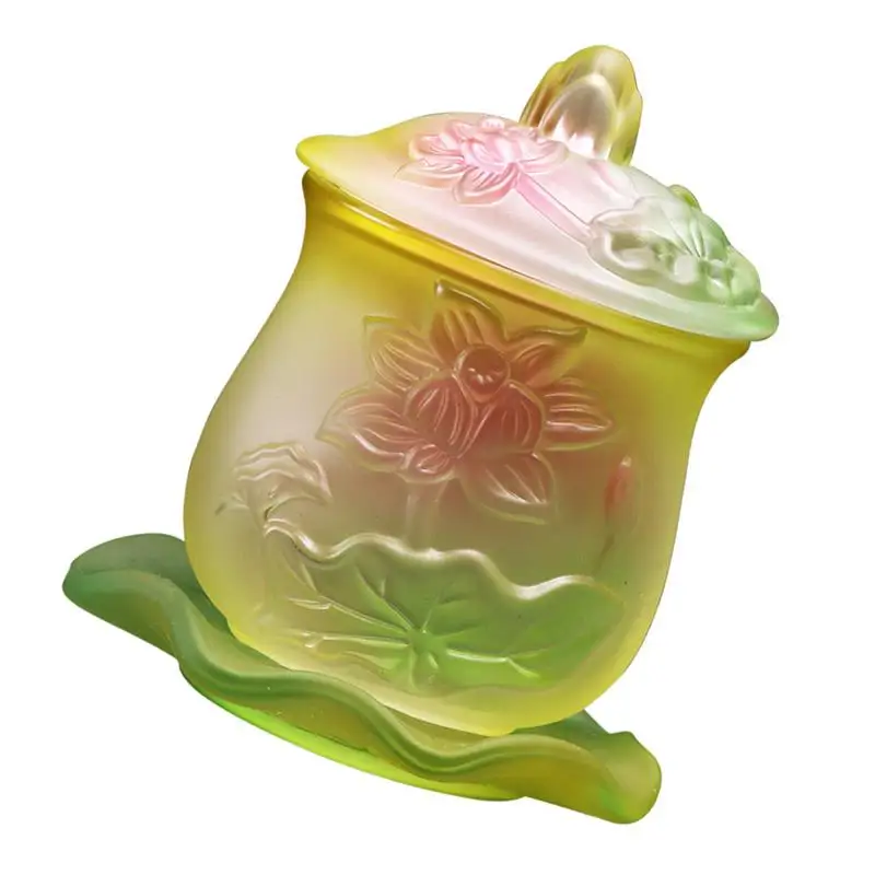 

1Pc Sacrifice Glass Bowl Offering Water Bowl Auspicious Water Cup