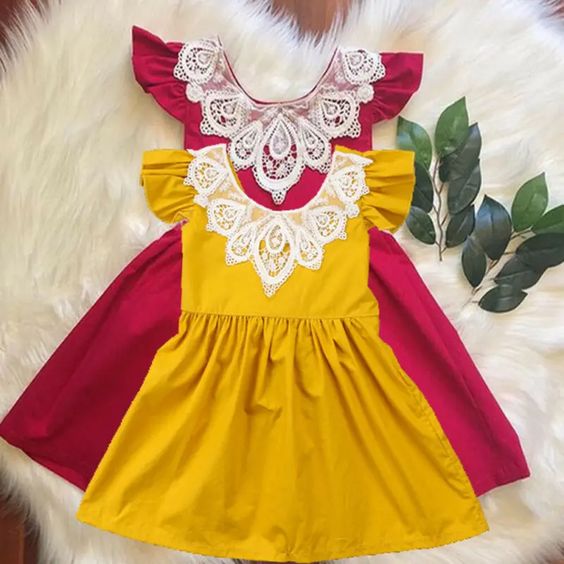 Фирменная Новинка платья для малышек Одежда детей малышей девочек летнее платье