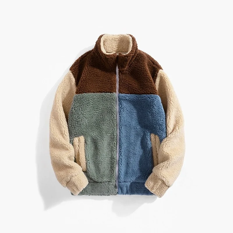 

2021 Autumn and Winter New Men's Sweatshirt Fashion Casual Long-sleeved Color Matching Men's Clothing