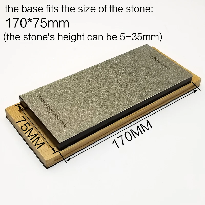 Многофункциональный точильный бамбуковый Базовый костюм для брус ножей камень |