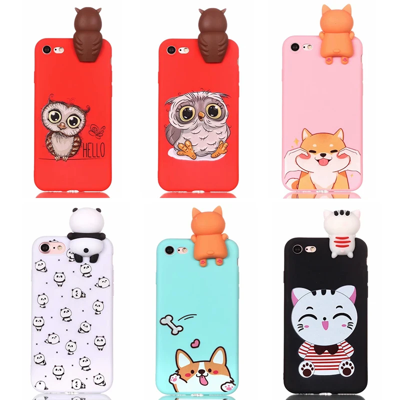 For Samsung M10 M20 A10 A20E A30 A40 A50 A70 A6 A8 S10 J4 J6 Plus S10LITE A750 cases Cute 3D Cartoon Candy color Silicone Case |