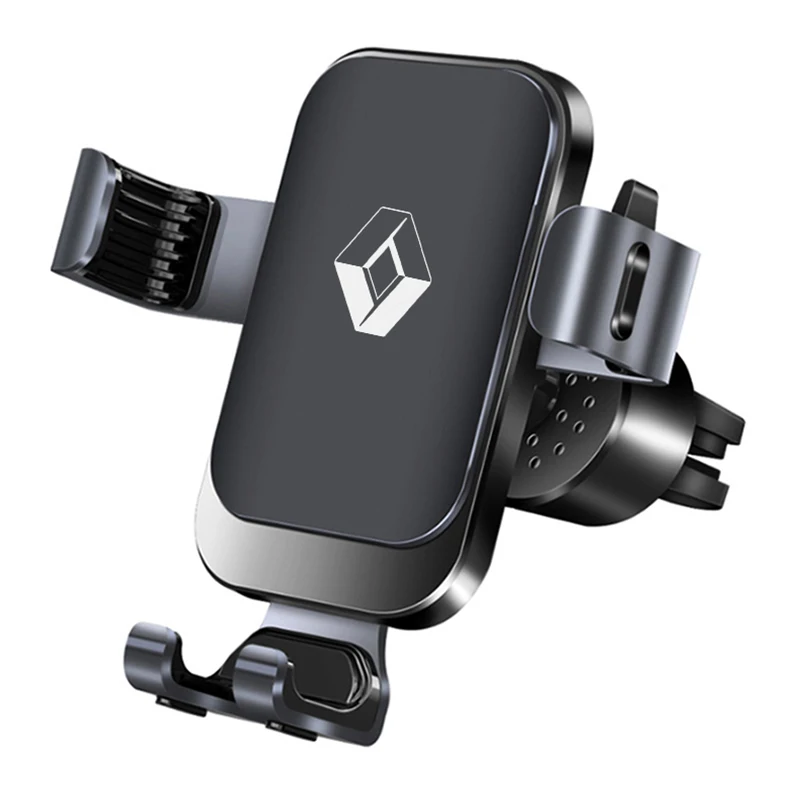car mobile phone holder for renault kadjar captur twingo clio megane 2 3 4 duster logan air vent clip gps stand gravity bracket free global shipping