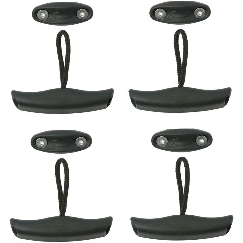 Супер sell 4Pcs каяк каноэ с Т образной ручкой Ручка шнуром лодка ручка для переноски